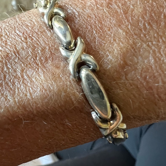 Sterling silver thin bracelet - Picture 3 of 3